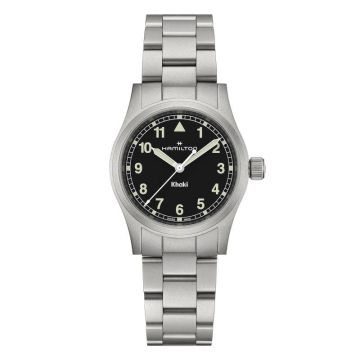 Hamilton Khaki Field Quartz 33 Stainless Steel / Black / Bracelet
