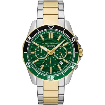 Armani Exchange Spencer Chronograph Bicolour / Green 44mm