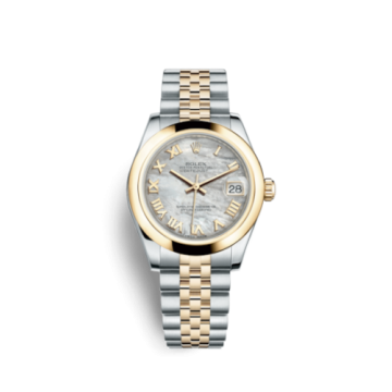 Rolex Datejust 31 Rolesor Yellow Domed / Jubilee / MOP Roman