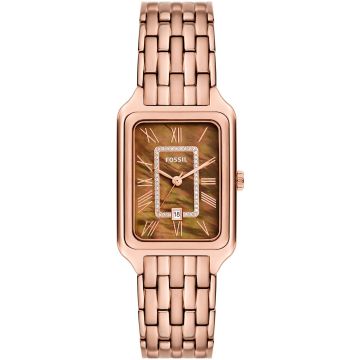 Fossil Raquel Date Rose / Brown 26mm