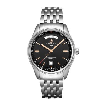 Breitling Premier Automatic Day & Date 40 Stainless Steel / Black / Bracelet