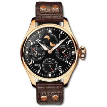 IWC Schaffhausen Big Pilot Perpetual Calendar Red Gold / Black / Bucherer