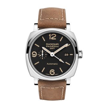 Panerai Radiomir 1940 45 3 Days GMT Automatic Stainless Steel / Black -Tuxedo