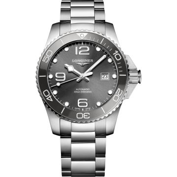 Longines HydroConquest 43 Automatic Stainless Steel / Ceramic / Grey / Bracelet