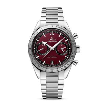 Omega Speedmaster 57 Master Chronometer 40.5 Stainless Steel / Red / Bracelet