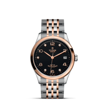 Tudor 1926 36 Stainless Steel / Rose Gold / Black - Diamond