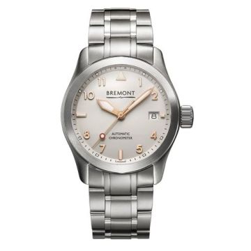 Bremont Solo 37 Silver / Gold Numerals Bracelet