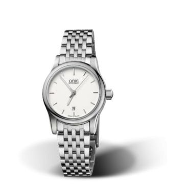 Oris Classic Date Lady 28.5 Stainless Steel / Silver / Bracelet