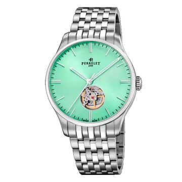 Perrelet Weekend Coeur Ouvert Vert Menthe