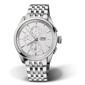 Oris Artix Chronograph Stainless Steel / Silver / Bracelet