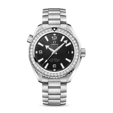 Omega Seamaster Planet Ocean 600M Co-Axial 39.5 Master Chronometer Stainless Steel / Diamond / Black / Bracelet