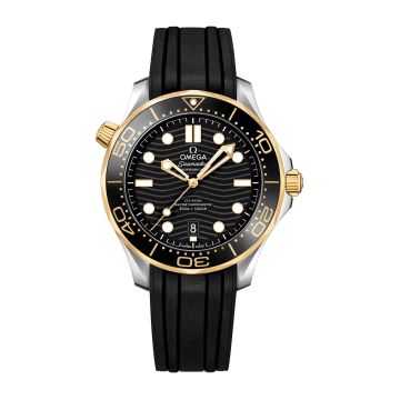 Omega Seamaster Diver 300M Master Co-Axial 42 Stainless Steel / Yellow Gold / Black / Rubber
