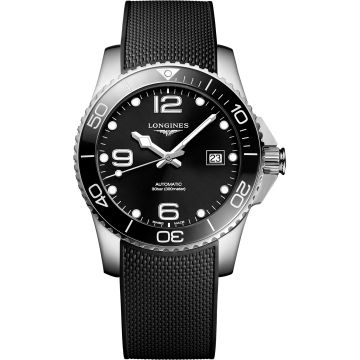 Longines HydroConquest 41 Automatic Stainless Steel / Ceramic / Black / Rubber