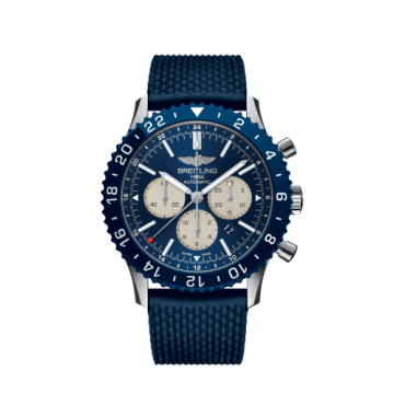 Breitling Chronoliner B04 Stainless Steel / Blue / Rubber