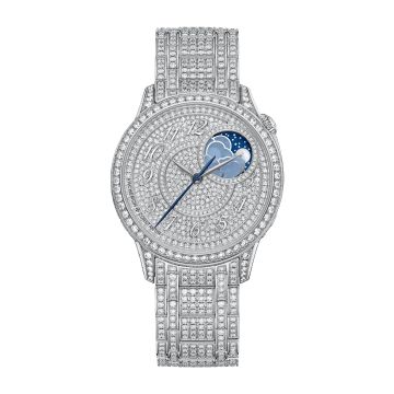 Vacheron Constantin Égérie Moonphase 37 White Gold - Diamond / Diamond / Bracelet
