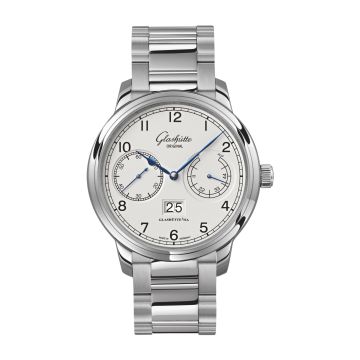 Glashütte Original Senator Observer Stainless Steel / Silver / Bracelet
