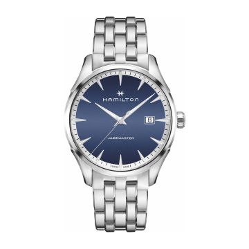Hamilton Jazzmaster Quartz Stainless Steel / Blue