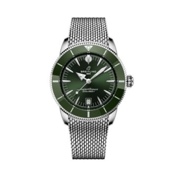 Breitling Superocean Heritage B31 Automatic 42 Stainless Steel / Green / Milanese
