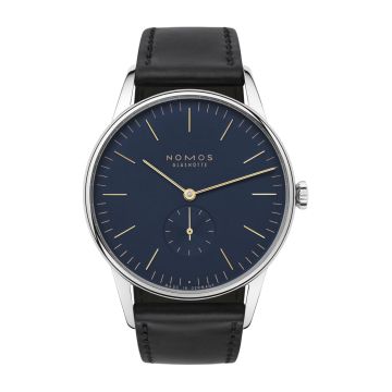 Nomos Glashütte Orion 38 Midnight Blue / Open Case Back