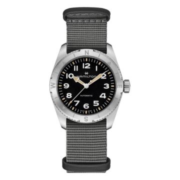 Hamilton Khaki Field Expedition 37 Stainless Steel / Black / NATO