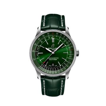 Breitling Navitimer Automatic 41 Automatic Stainless Steel / Green / Alligator - Folding
