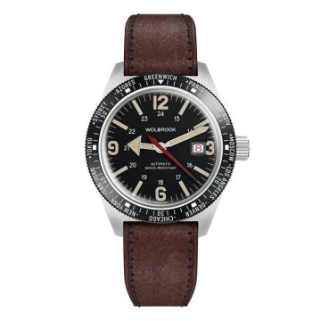 Wolbrook Skindiver WT Automatic Bezel Noir & Lum Vintage 22