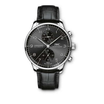 IWC Schaffhausen Portuguese Chrono-Automatic Stainless Steel / Black