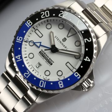 Steinhart Ocean GMT 39 white dial ceramic