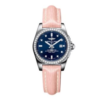 Breitling Galactic 29 Stainless Steel / Diamond / Horizon Blue Diamond / Sahara