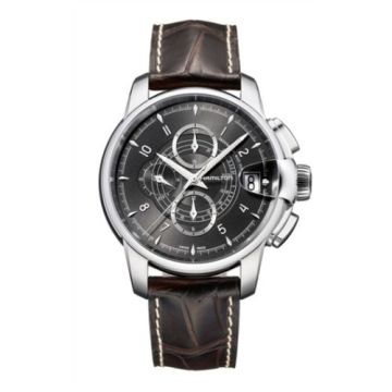 Hamilton Railroad 46 Chrono Stainless Steel / Black