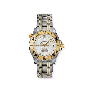 Omega Seamaster Diver 300M Automatic 36.25 Stainless Steel / Yellow Gold / White / Bracelet