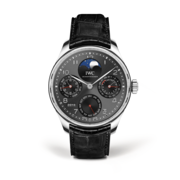 IWC Schaffhausen Portugieser Perpetual Calendar Single Moon Platinum / Dubail