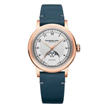 Raymond Weil Millesime Automatique Phase de lune 35 mm Cadran Argent