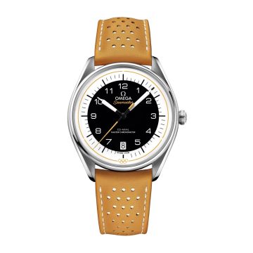 Omega Seamaster Master Co-Axial 39.5 Olympic Timekeeper Stainless Steel / Black / Yellow
