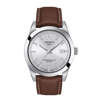 Tissot Gentleman Powermatic Stainless Steel / Silver / Strap