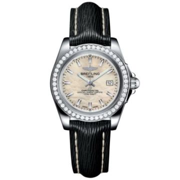 Breitling Galactic 32 Sleek Edition Stainless Steel / Diamond / Pearl / Sahara