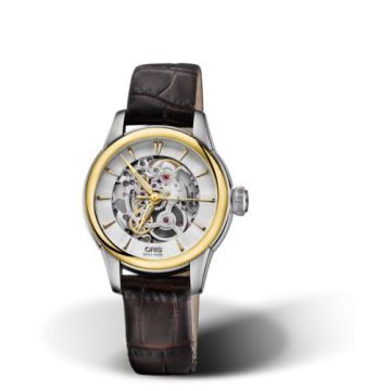 Oris Artelier Skeleton 31 Stainless Steel - Yellow Gold