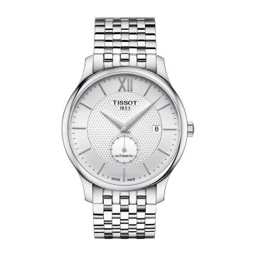Tissot Tradition Automatic Small Second Stainless Steel / Silver / Bracelet