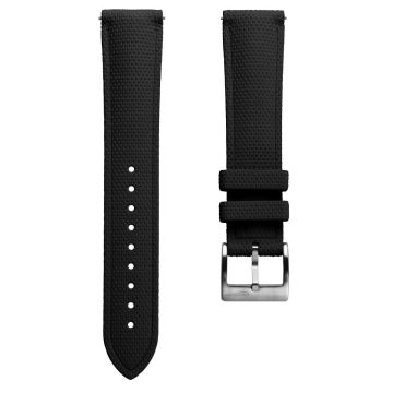 Breakwater FKM Rubber Strap - Black - 23mm