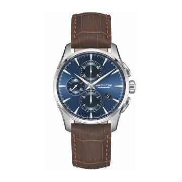Hamilton Jazzmaster Auto Chrono 42 Stainless Steel / Blue