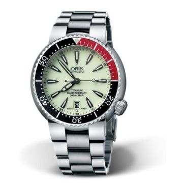 Oris Divers Date Titanium / Lume / Bracelet