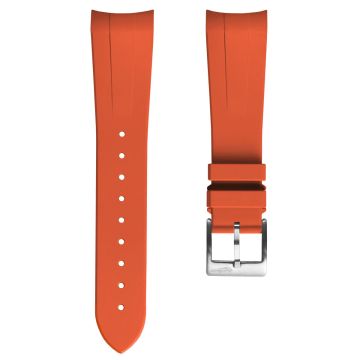 WatchGecko Premium Rubber Watch Strap to fit Tudor Black Bay 41mm -  Orange - 22mm