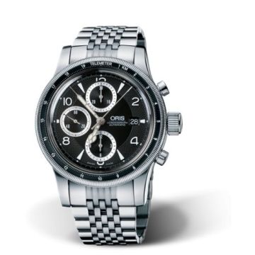 Oris Big Crown Telemeter Chronograph Stainless Steel / Black