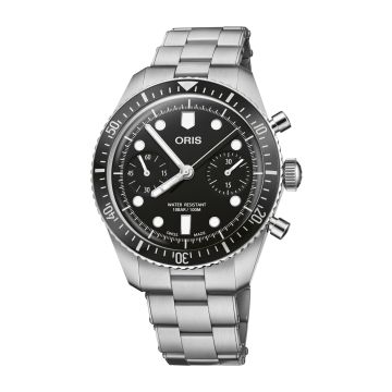 Oris Divers Sixty-Five 40 Chronograph Stainless Steel / Black / Bracelet