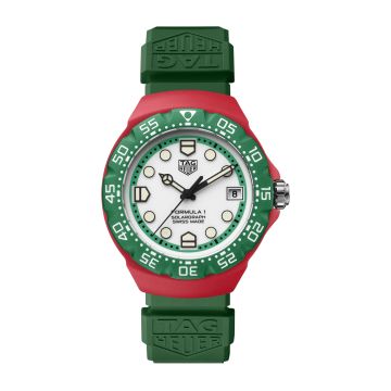 TAG Heuer Formula 1 Solargraph 38 Green Polylight / White / Rubber