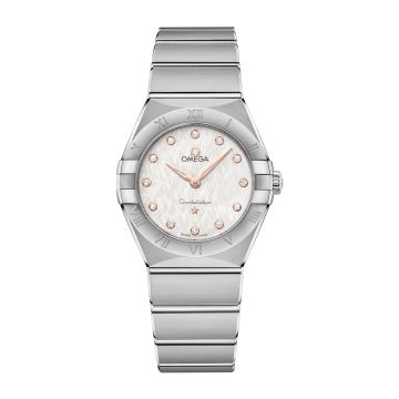 Omega Constellation Manhattan 28 Quartz Stainless Steel / Silver Silk
