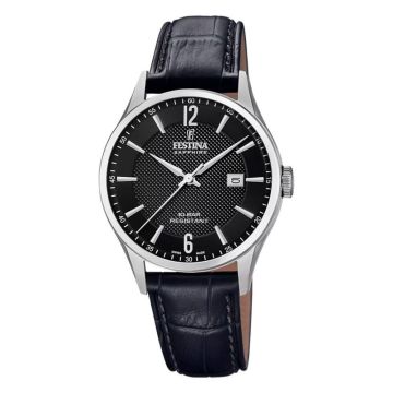 Festina Swiss Made Swiss Made Collection Homme Cuir Noir