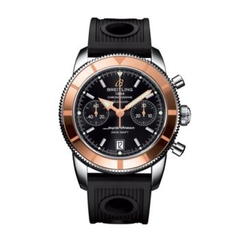 Breitling Superocean Heritage 44 Chronograph Stainless Steel / Red Gold / Black / Rubber