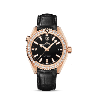 Omega Seamaster Planet Ocean 600M Co-Axial 42 Red Gold / Diamond / Alligator