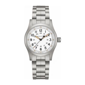 Hamilton Khaki Field Mechanical 38 White / Bracelet